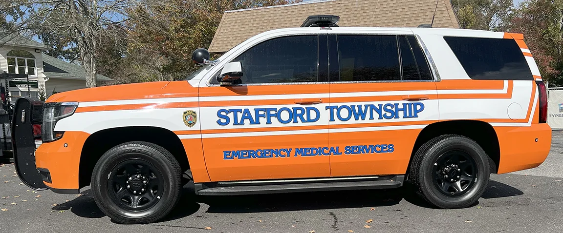 SUV graphics for public service by Typestries Sign & Digital in New Jersey